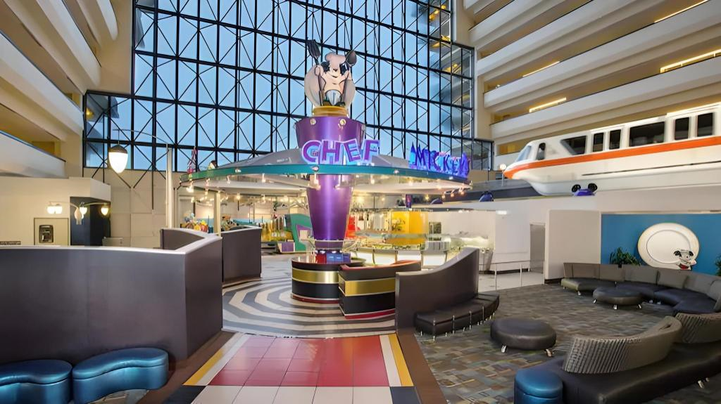Immerse yourself in a one-of-a-kind dining adventure at Chef Mickey's Restaurant at the resort.