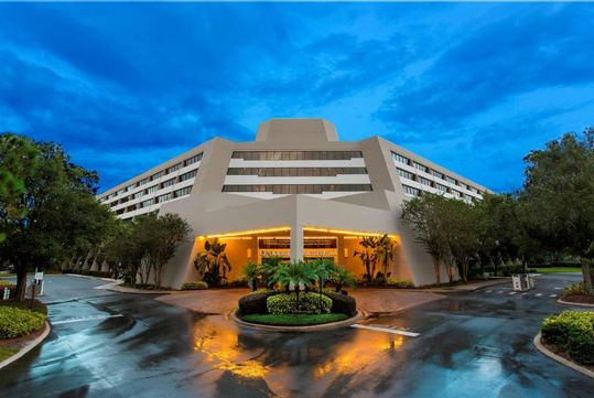 Hotel exterior view.