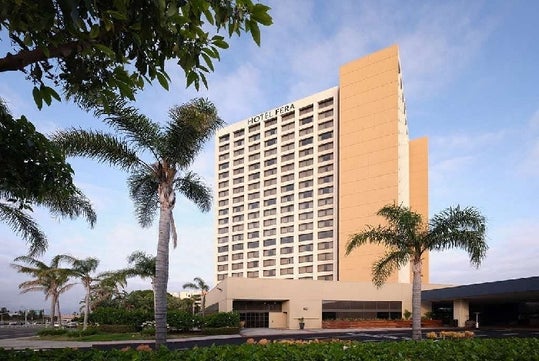 Hotel exterior during the day.