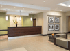 Lobby at DoubleTree by Hilton Hotel Grand Rapids Airport, MI.