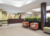 Lobby at DoubleTree by Hilton Hotel Grand Rapids Airport, MI.