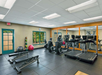 Stay active in the well-equipped fitness center.