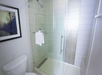 Private bathroom at DoubleTree by Hilton Hotel Savannah Historic District, GA.