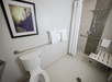 Private bathroom, accessible at DoubleTree by Hilton Hotel Savannah Historic District, GA.