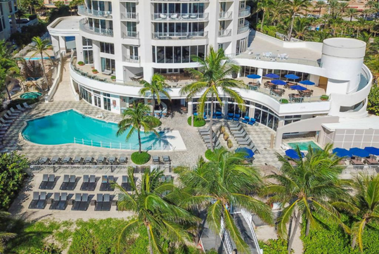 Exterior at DoubleTree by Hilton Ocean Point Resort - North Miami Beach, FL.