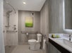 Bathroom at DoubleTree by Hilton at the Entrance to Universal Orlando.