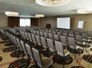 Conference set-up in a meeting room.