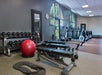 Fitness center.