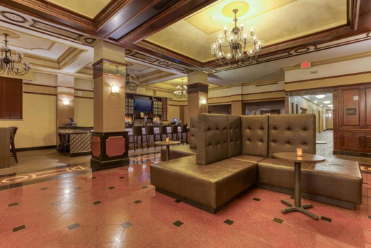 Lobby at Drury Plaza Hotel New Orleans.