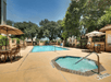 Outdoor pool and jacuzzi.