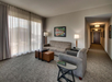 Separate living area inside a non-smoking room.
