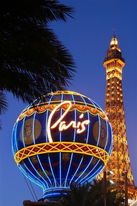 Paris Eiffel Tower, The Eiffel Tower at Paris Las Vegas off…