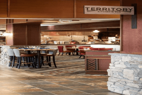 On-site restaurant namely Territory Kitchen & Bar.