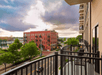 Private balcony with a view at Embassy Suites By Hilton Grand Rapids Downtown, MI.