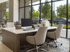 Business center at Embassy Suites By Hilton Grand Rapids Downtown, MI.