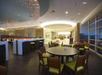 Dining Area at Embassy Suites by Hilton Myrtle Beach Oceanfront Resort.