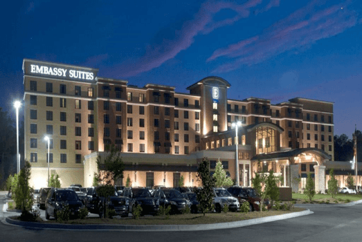 Exterior at Embassy Suites by Hilton Savannah Airport, Savannah, GA.