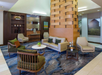 Hotel lobby.