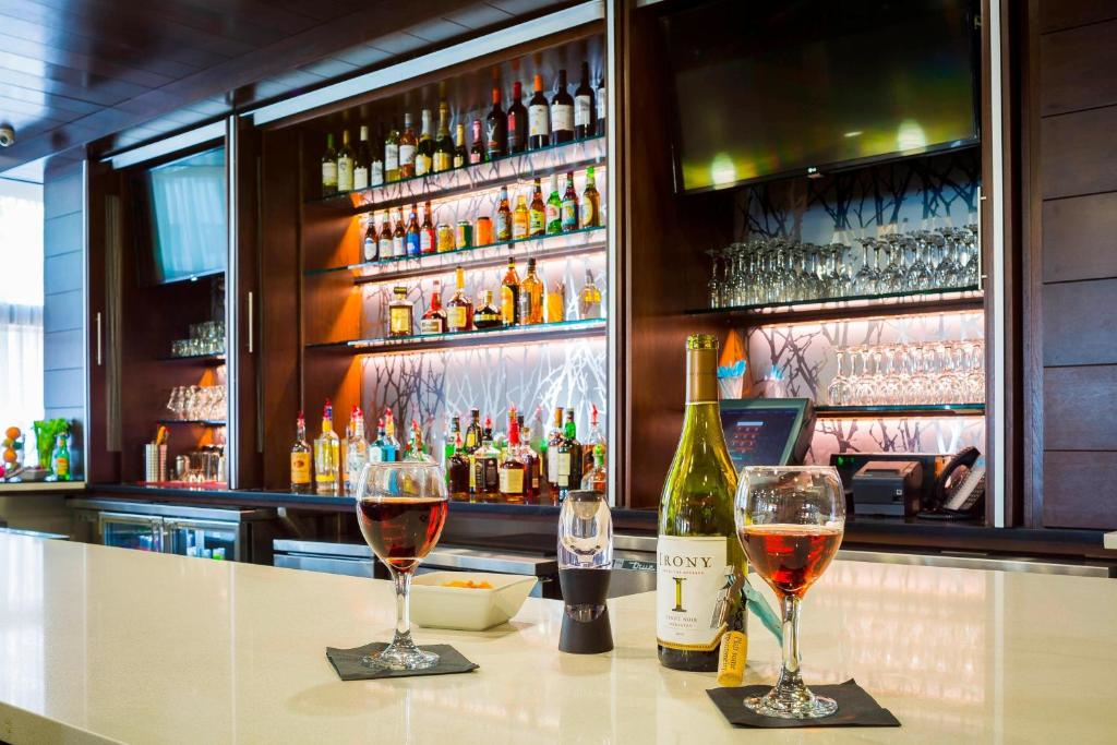Bar on property.