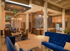 Lobby with soft and matching sofas / lounge area.