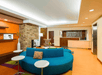 Lobby at Fairfield Inn & Suites Allentown Bethlehem/Lehigh Valley Airport.