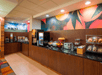 Breakfast area at Fairfield Inn & Suites Allentown Bethlehem/Lehigh Valley Airport.