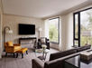 Separate living area at Four Seasons Hotel Boston.