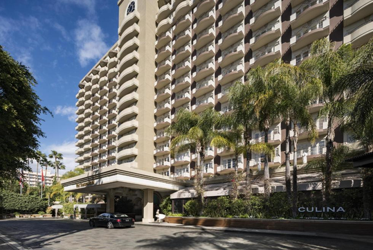 Hotel exterior.