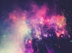 Colorful fireworks burst in the sky in Waikiki, Hawaii.