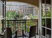 Enjoy the tranquility of your own private balcony.