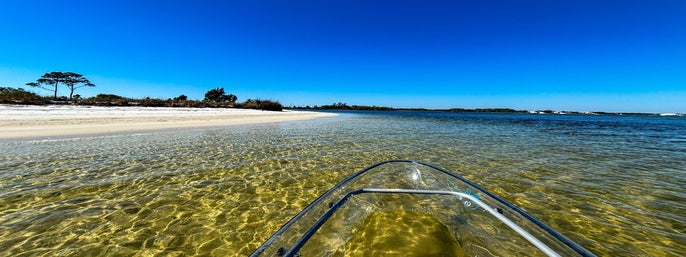 Destin FWB Clear Kayak Tour on Santa Rosa Sound in Mary Esther, Florida
