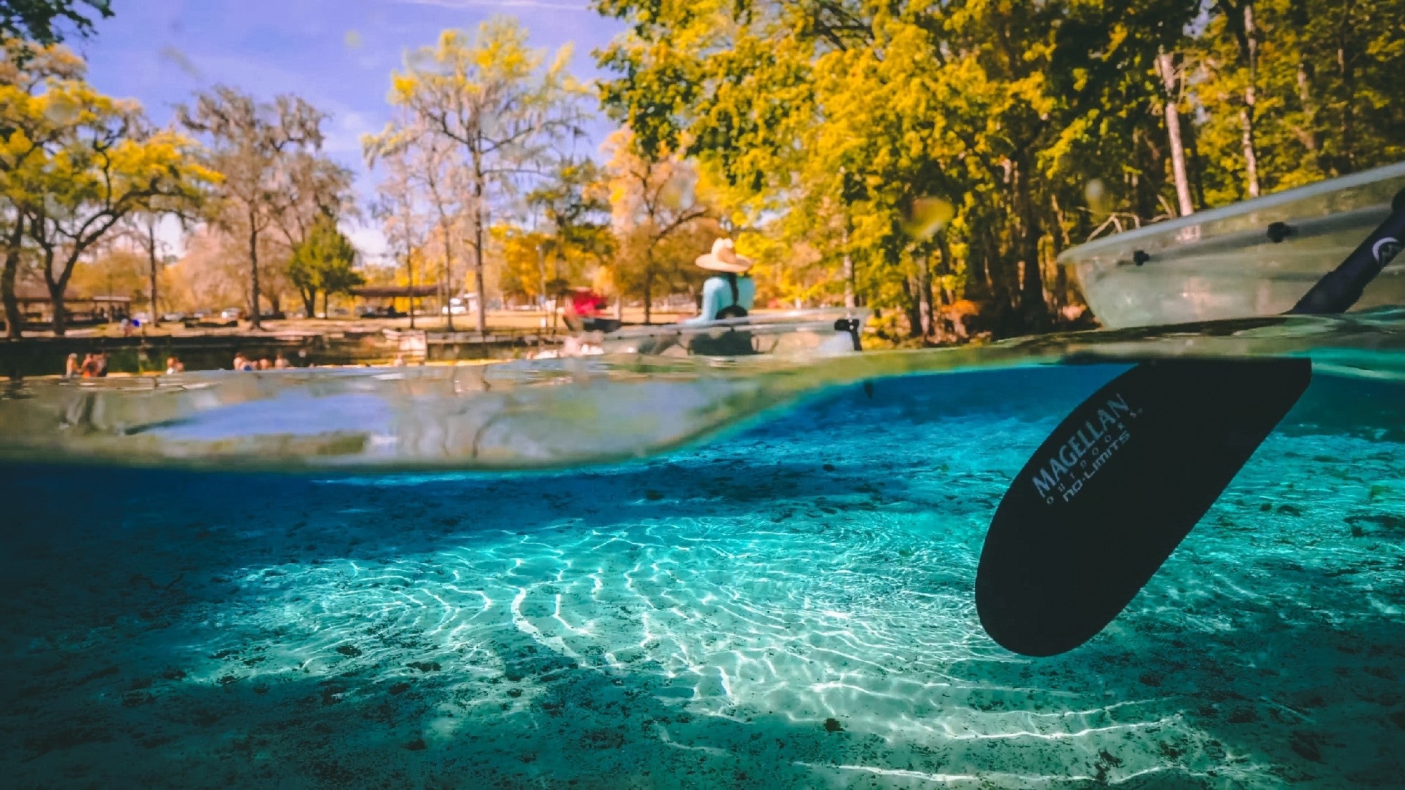 Gilchrist Blue Springs Guided Clear Kayak Tour