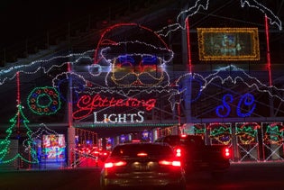 Glittering Lights at Las Vegas Motor Speedway in Las Vegas, Nevada