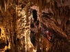 Towering limestone formations within the deep Texas cavern system.