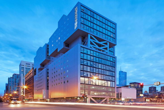 Hotel exterior.