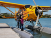 Family beside the Seaplane