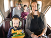 Family inside the Seaplane