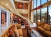 Spacious living room with seating area.