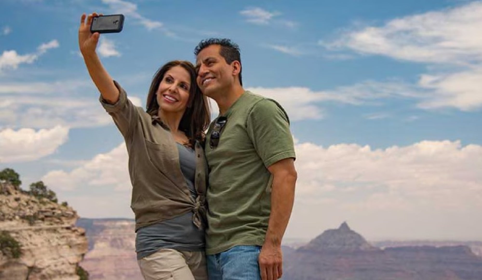 Couple Selfie with a perfect view