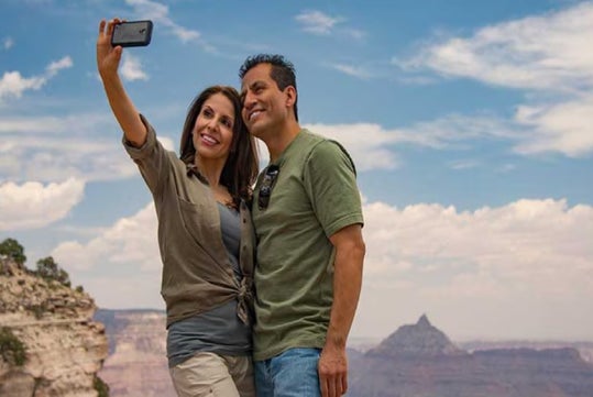 Couple Selfie with a perfect view