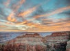 Eagle Point overlooking sweeping Grand Canyon cliffs and desert view.