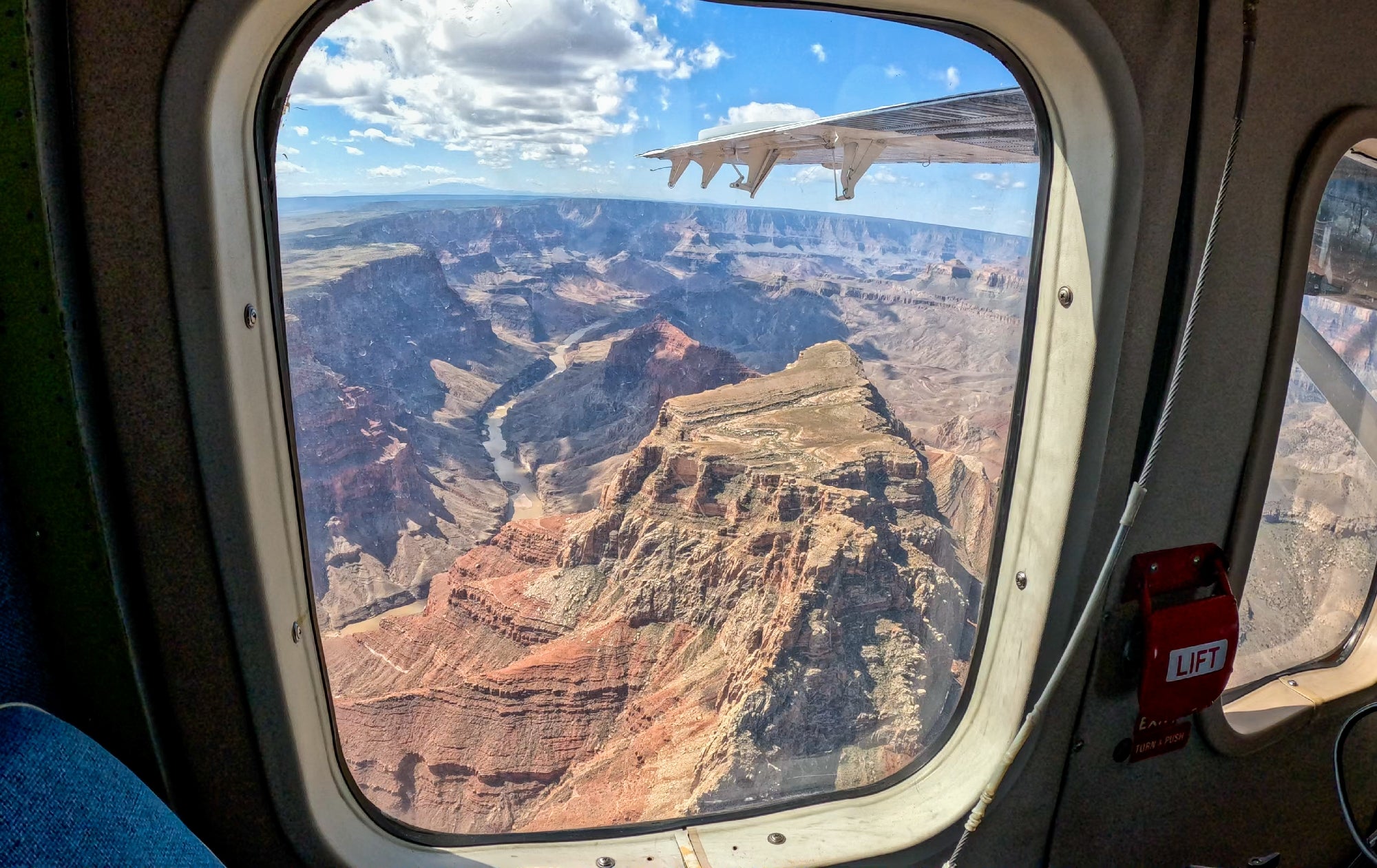 Grand Canyon vistas from your flight window.