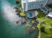 Ariel view hotel exterior.