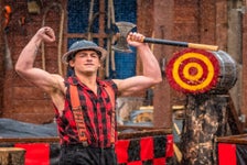 Great Alaskan Lumberjack Show & Axe Throw Challenge - Ketchikan, AK