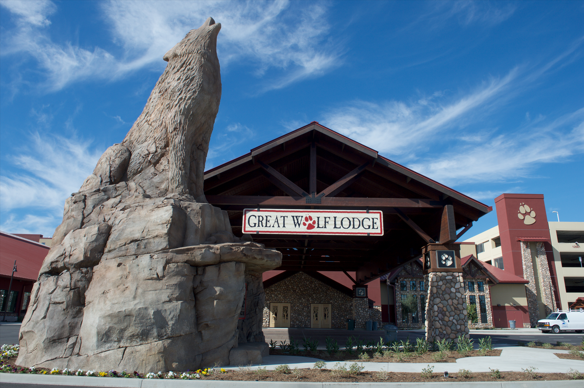 Lodge exterior view.