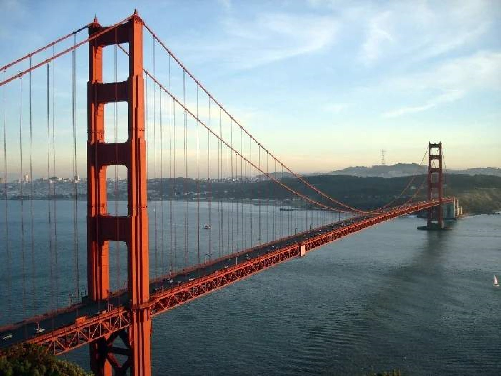 The perfect view of the Golden Gate Bridge.