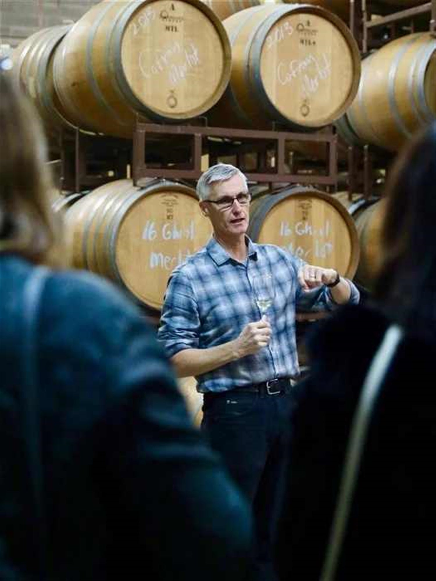 Learn about winemaking from a friendly guide.
