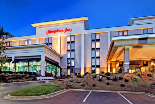 Exterior at Hampton Inn Asheville-Tunnel Rd., NC.