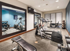 Keep up with your routine in the convenient fitness center.