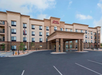 Exterior view of the hotel.